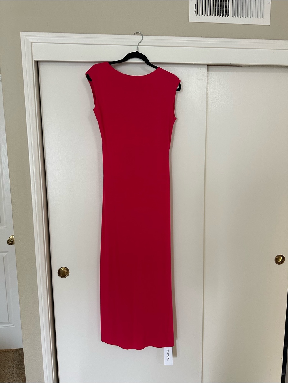 NWT Reformation Open Cowl Back Maxi Dress - Fuchsia Pink Size M